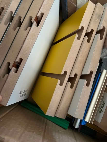 Photo of free Box of commercial slat wall samples (Bromsgrove B61) #2