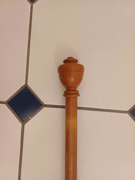 Photo of free 2 Solid Wooden Curtain Rails (SE16) #2