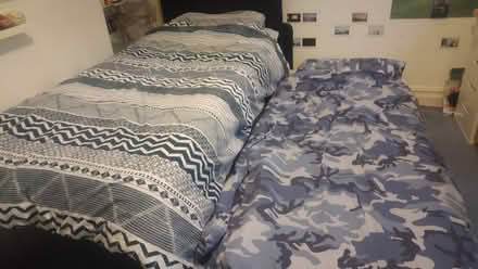 Photo of free Single bed with pull out single (Manchester M33) #4