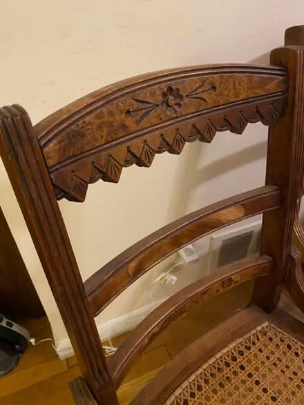 Photo of free 6 Antique Cane-Seat Chairs (Green Brook, south of Rt 22) #1