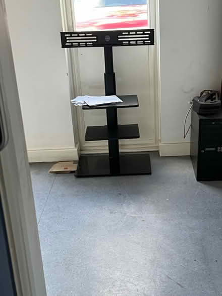 Photo of free TV Stand , double metal bedframe (n21 Enfield) #1