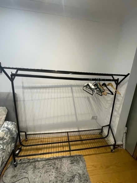 Photo of free Clothes rack black (NW2) #2