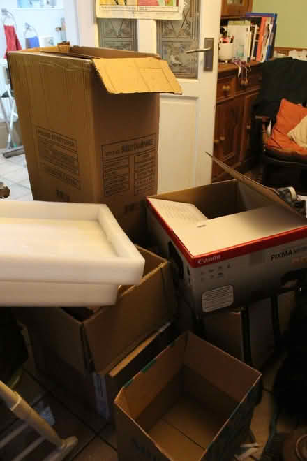 Photo of free Large, sturdy cardboard boxes plus packing materials (Llynclys SY10) #1