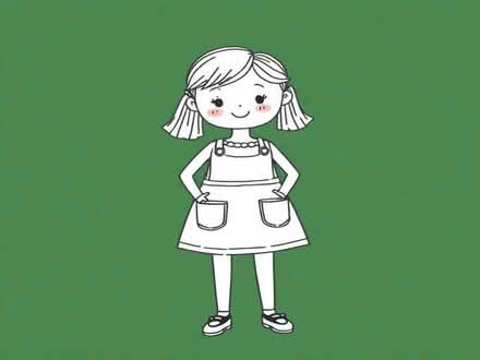 Photo of Girls grey pinafore dress age 9-10 (Hanover BN2) #1