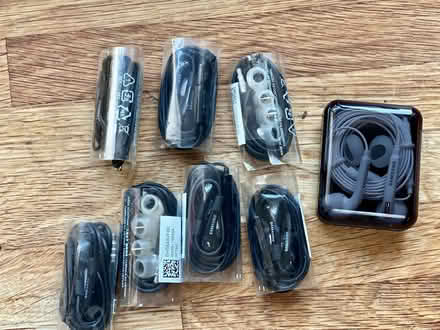 Photo of free 8 pairs of headphones with mini jack connector. Brand New (Raynes Park SW20) #1