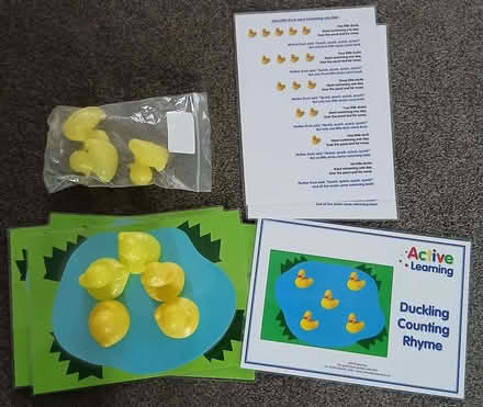 Photo of free Active Learning Set for 5 x Little Ducks Counting Rhyme (Tyseley B11) #1