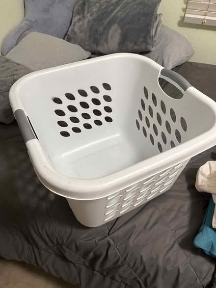 Photo of free Square like new laundry basket (Cupertino/Los Altos border) #1