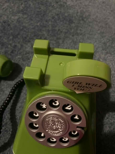 Photo of free Retro Phone Piggy Bank (Winson Green B18) #2