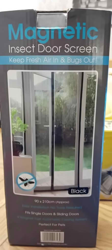 Photo of free Black Door Screen kit (Baldock, SG7) #1