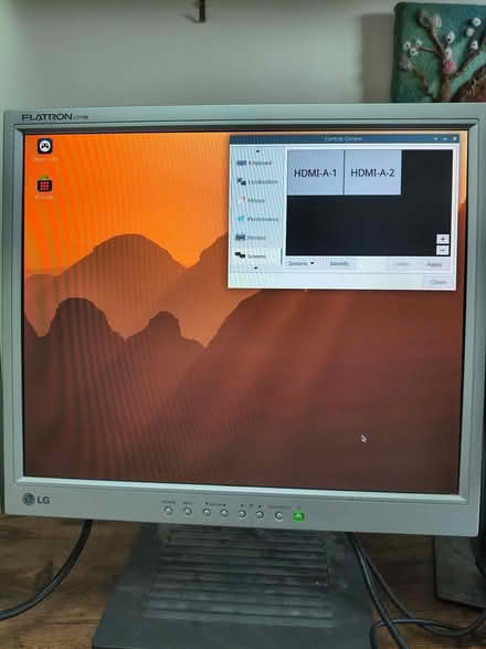 Photo of free Pair of computer monitors (Jarrow NE32) #3