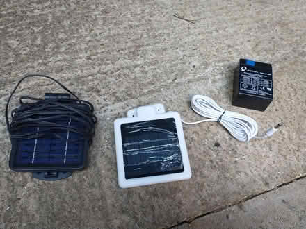 Photo of free Two Small Solar Panels & a Battery (Cambourne, CB23) #1