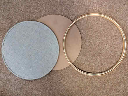 Photo of free Circular wooden frame and boards (Stonesfield OX29) #2