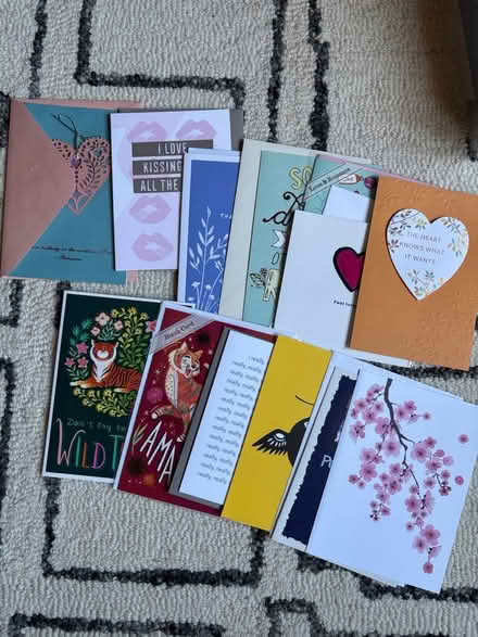 Photo of free 10-15 NEW Different Greeting Cards (Rego Park) #1