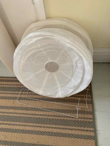 Photo of free 2 paper and bamboo lampshades & roll of lining paper (Kempston MK42) #1
