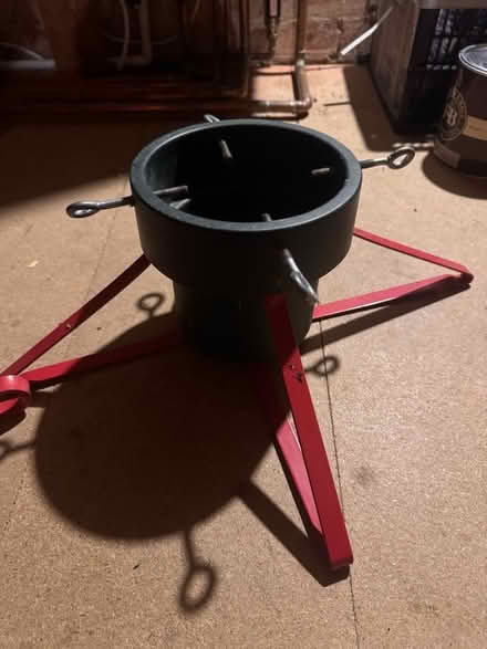 Photo of free Christmas tree stand (Woodmancote GL11) #1
