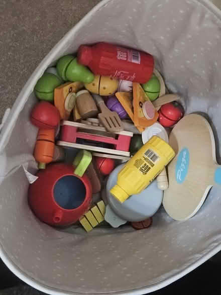 Photo of free Wooden Play Kitchen Food etc (Neston near Station CH64) #1