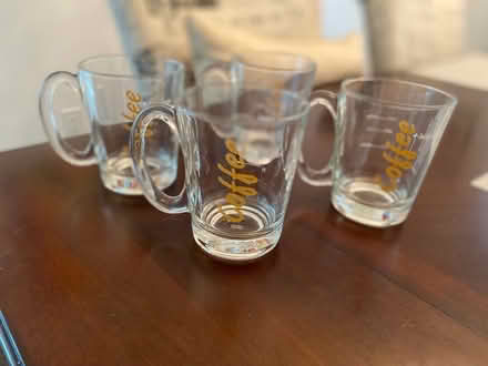 Photo of free Set of 4 Glass Coffee Mugs (East Gwillimbury) #1