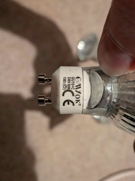 Photo of free 3 GU10 Halogen Spotlight Bulbs (SW19) #2