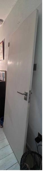 Photo of free Flat door with handle, hinges attached and thumb turn lock (Headington OX3) #1