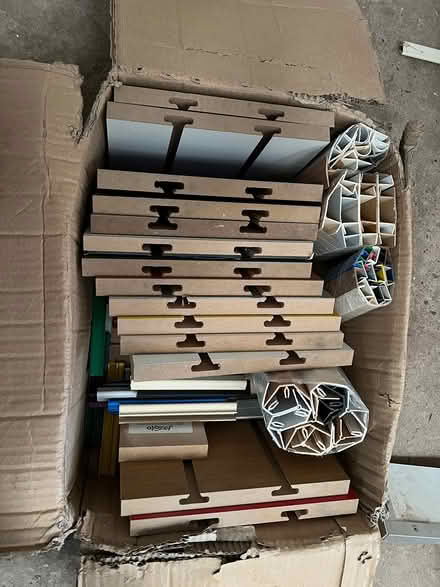 Photo of free Box of commercial slat wall samples (Bromsgrove B61) #1