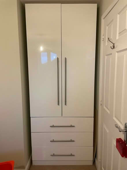 Photo of free Tall white wardrobe (LS8) #1