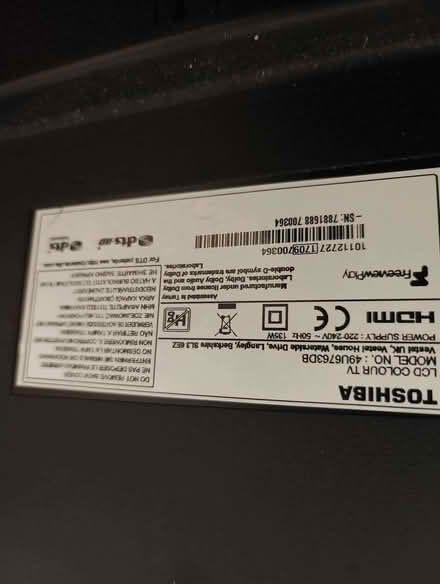 Photo of free Toshiba 49inch Smart TV (Hove BN3) #2