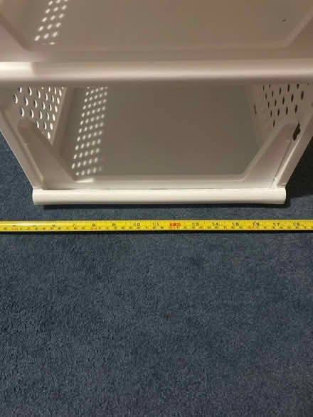 Photo of free White Foldable Storage Shelves (Winson Green B18) #2