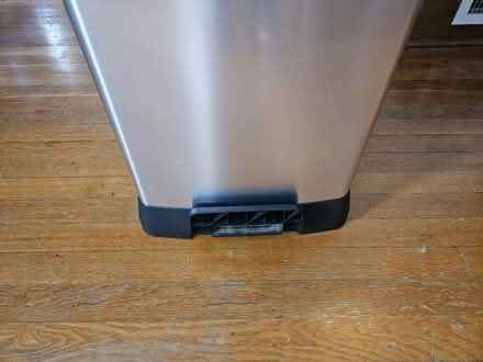 Photo of free Medium Stainless Steel trashcan (Near Manville, NJ) #4