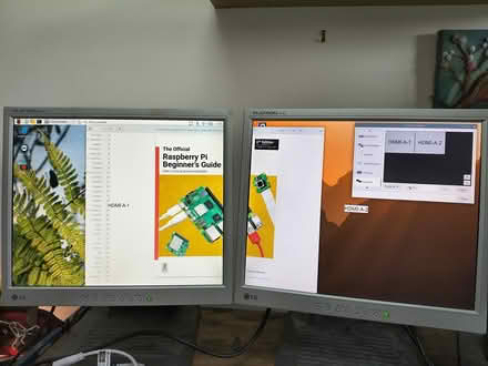 Photo of free Pair of computer monitors (Jarrow NE32) #2