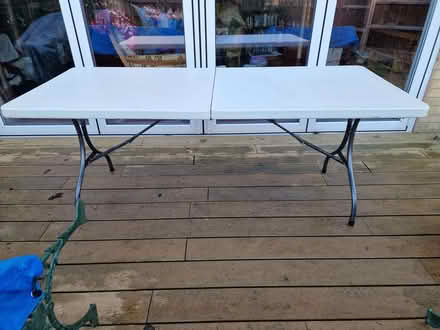 Photo of free Portable, folding, outdoor table + 2 benches (Foots Cray DA14) #2