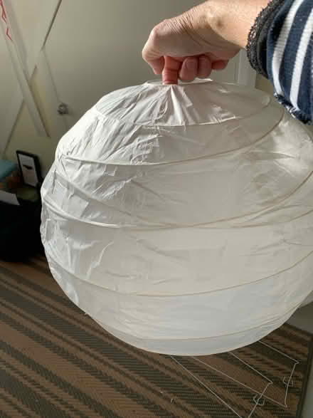 Photo of free 2 paper and bamboo lampshades & roll of lining paper (Kempston MK42) #2