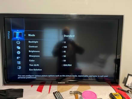 Photo of free 46" Samsung LCD TV (Swan Terrace & Fort Hunt Rd) #2