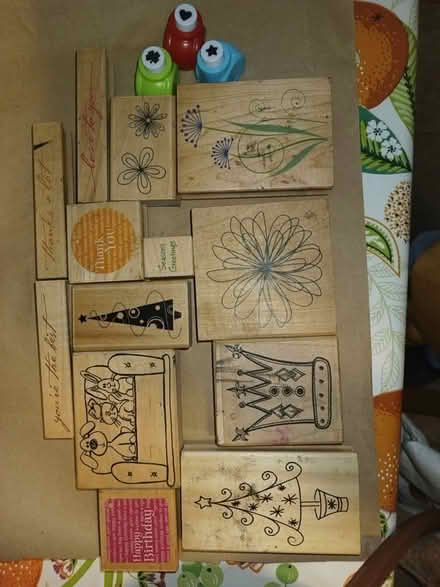 Photo of free Well used rubber stamps (D15) #1