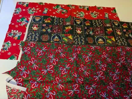 Photo of free 3 pieces (new) Xmas material (Coombe Bissett SP5) #2