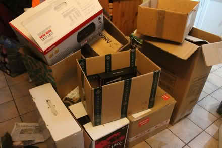 Photo of free Large, sturdy cardboard boxes plus packing materials (Llynclys SY10) #4