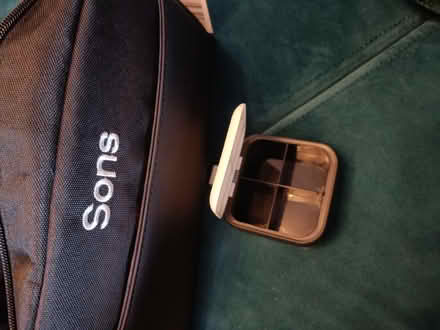 Photo of free Brand new black 'Sons' toiletry bag and mini compartment storage box (Hove BN3) #3