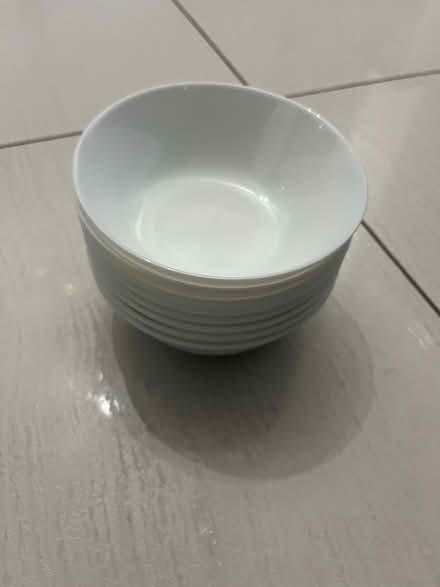Photo of free 8 x white bowls (Uxbridge UB8) #1