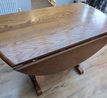 Photo of free Wooden dining table (Near Queen Victoria Hospital) #3