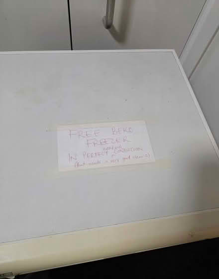 Photo of free Old Beko Freezer (EH6 Pillans Walk) #2