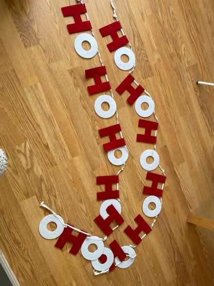 Photo of free Ho Ho Ho Christmas bunting (Earley RG6) #1