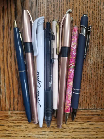 Photo of free 8 assorted biros (Crystal Palace, SE19) #1