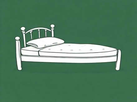 Photo of Small double bed with mattress (Letchworth SG6) #1