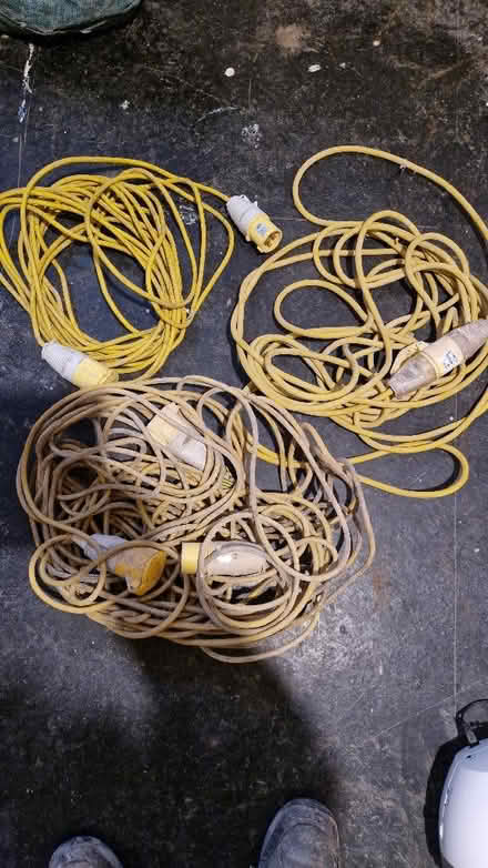 Photo of free 4 110v extension leads. Untested. (Hindley WN2) #1