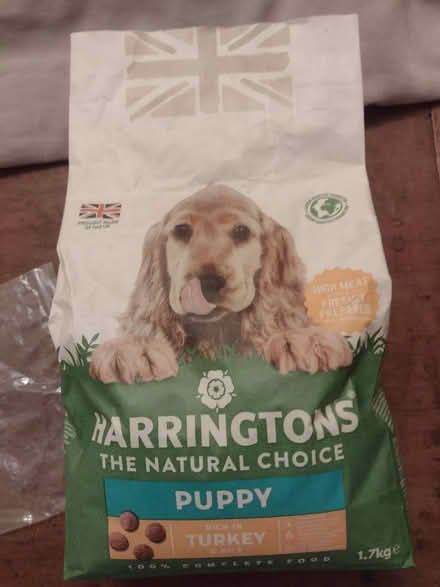 Photo of free Unopened Harrington's puppy food (Southfields SW19) #1