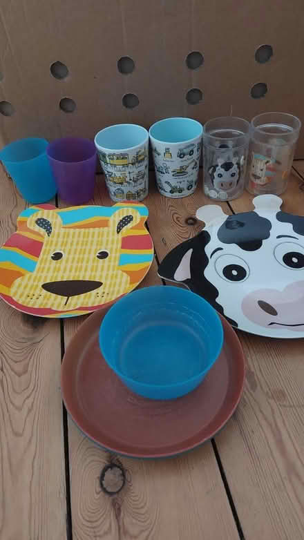 Photo of free Children's cups, bowls and plates (North Abingdon OX14) #1