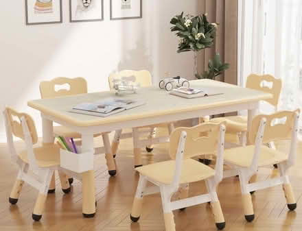 Photo of Kids table and chairs (Frogtown) #1