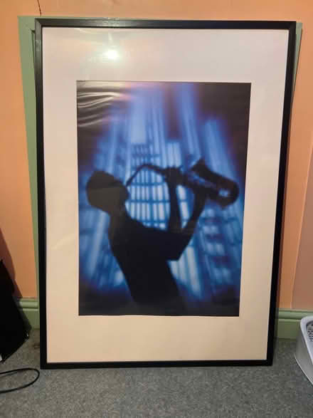Photo of free large black frame or picture (Hollins BL9) #1