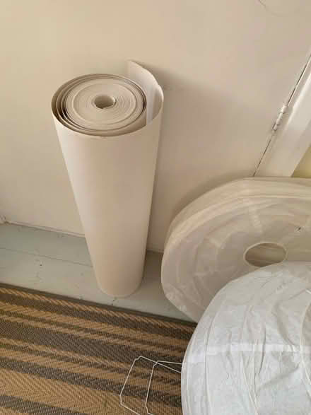 Photo of free 2 paper and bamboo lampshades & roll of lining paper (Kempston MK42) #3