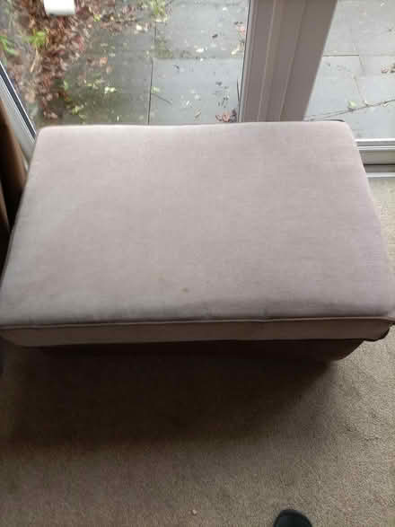 Photo of free Large brown footstool (Rhayader LD6) #3