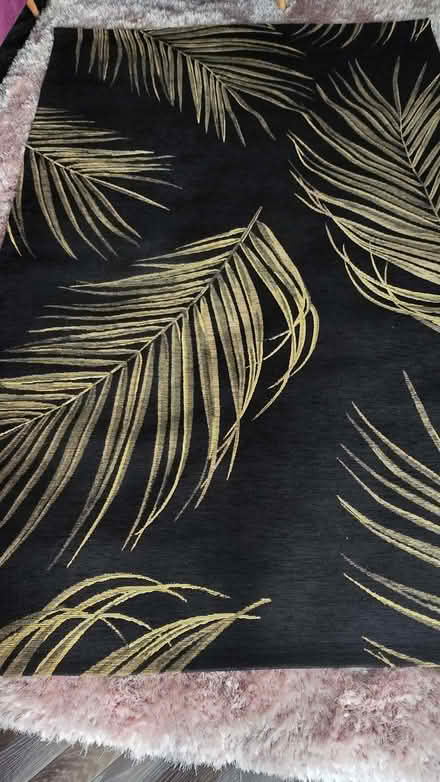 Photo of free Black and gold rug (Lechlade GL7) #1
